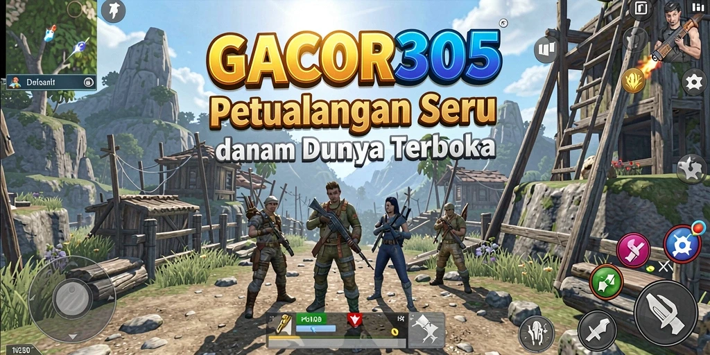 Gameplay GACOR305 menampilkan eksplorasi dunia yang terbuka dan kaya.