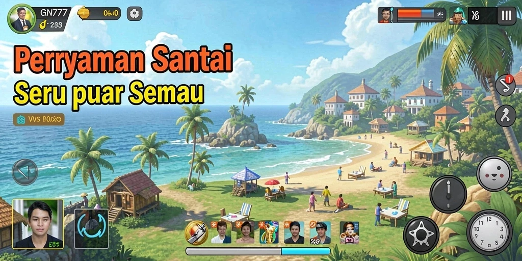Tampilan gameplay GN777 yang seru dan menawan.