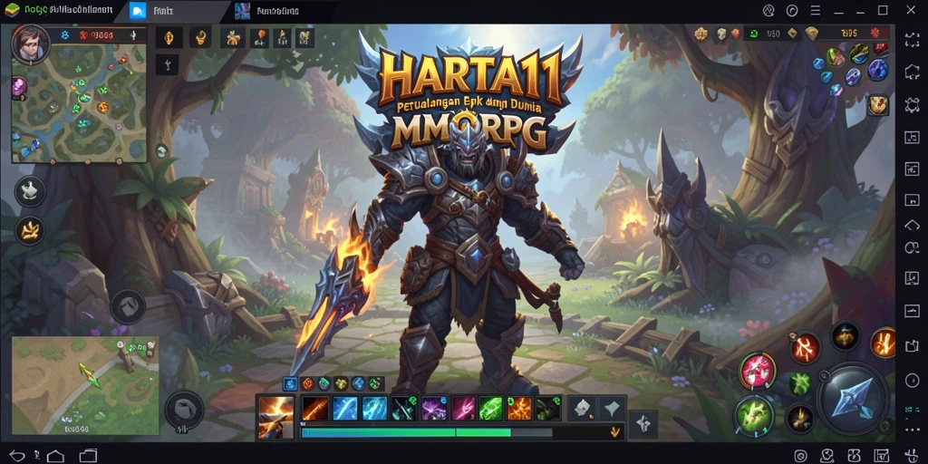 Tampilan gameplay HARTA11 yang menakjubkan dalam dunia MMORPG.