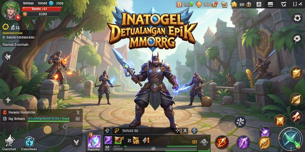 Tampilan gameplay INATOGEL yang menakjubkan dalam dunia MMORPG.