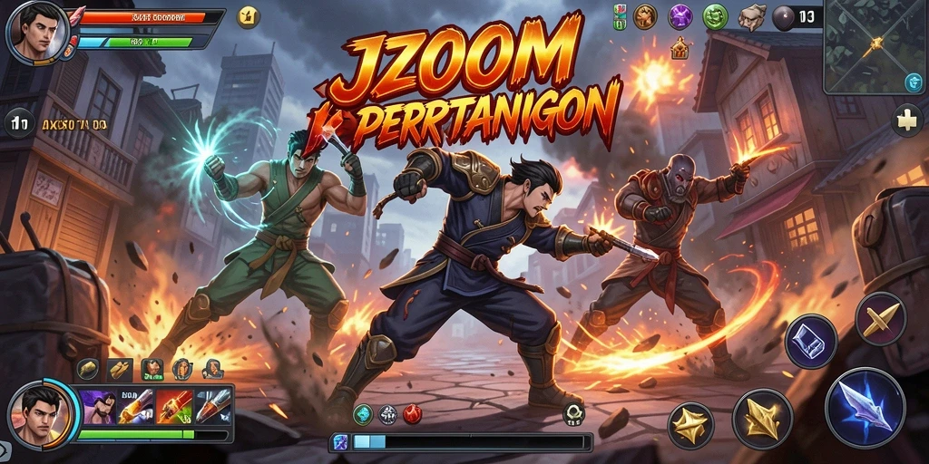 Gameplay seru dengan pertarungan intens di J200M.