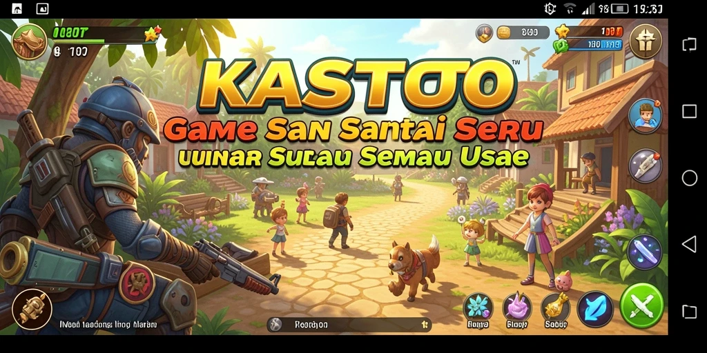Tampilan gameplay seru dan menantang di KASTOTO.