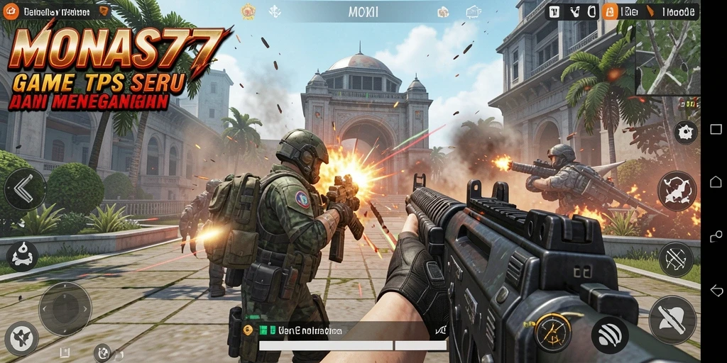 Tampilan gameplay MONAS77 yang seru dan mendebarkan di lapangan pertempuran.