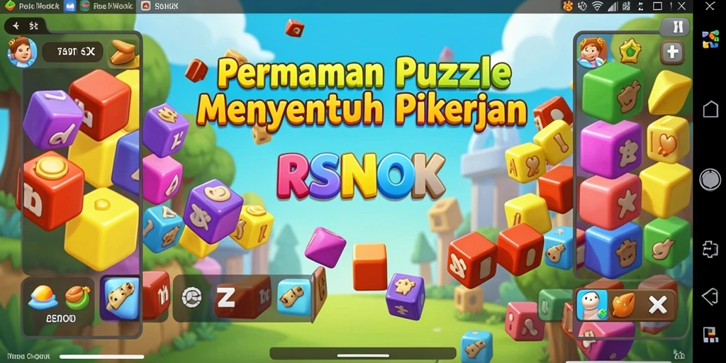 Menampilkan gameplay menantang permainan Puzzle yang mengasah otak.