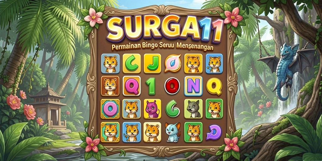 Tampilan gameplay SURGA11 yang mengasyikkan dalam permainan Bingo.